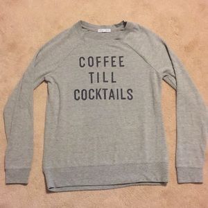 “Coffee Till Cocktails” Sweater